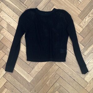 Black Knit UNIQLO Women's Sweater